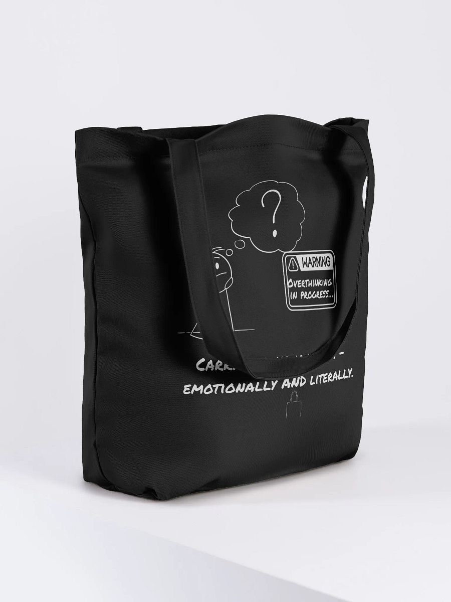 “Carry All Your Drama” Stick Figure Tote Bag product image (4)