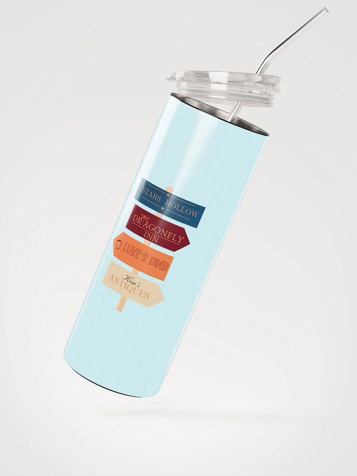Gilmore Girls Tumbler - Stars Hollow Sign with Iconic Locations product image (1)
