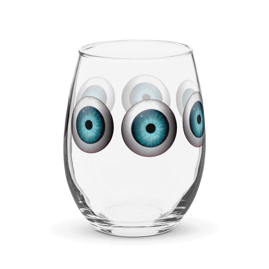 Always Watching Wine Glass product image (3)