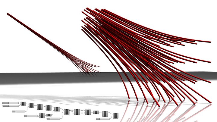 Multi Line Cross Reference Facade Grasshopper Rhino Files Download product image (1)