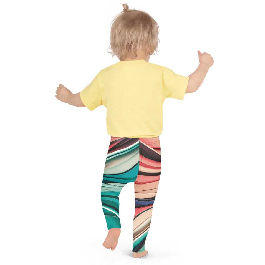 TDS Music Kids Abstract Leggings in Vibrant Colors (Sizes 2T-7) product image (5)