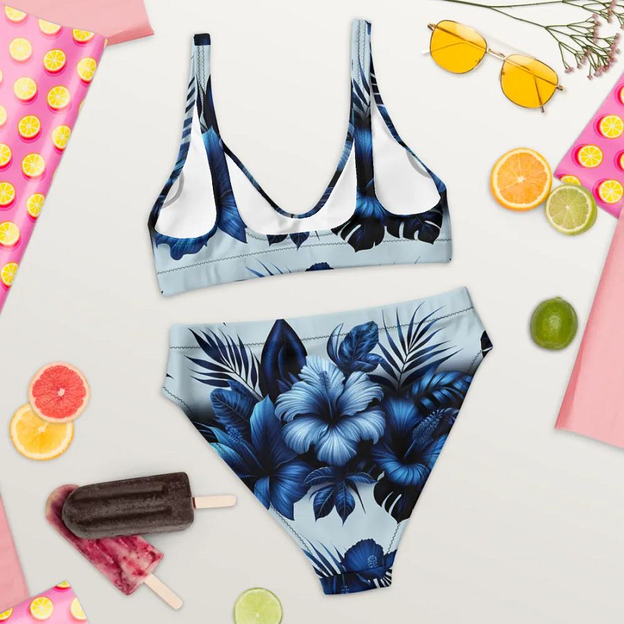Blue Hibiscus Elegance Bikini product image (8)
