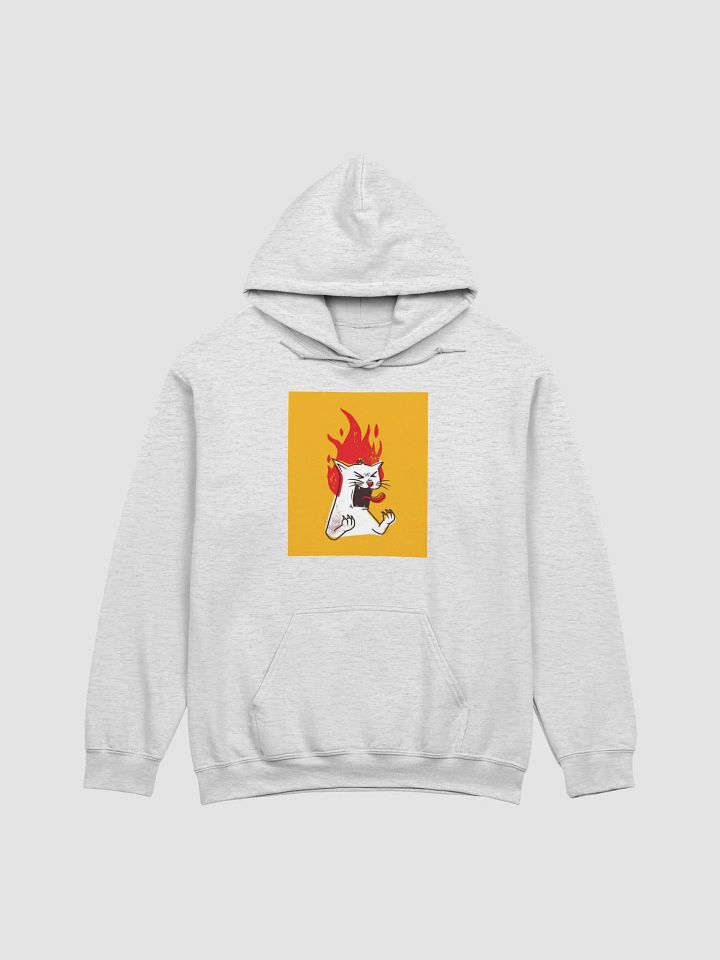 Flame Angry Cat Hoodie product image (2)