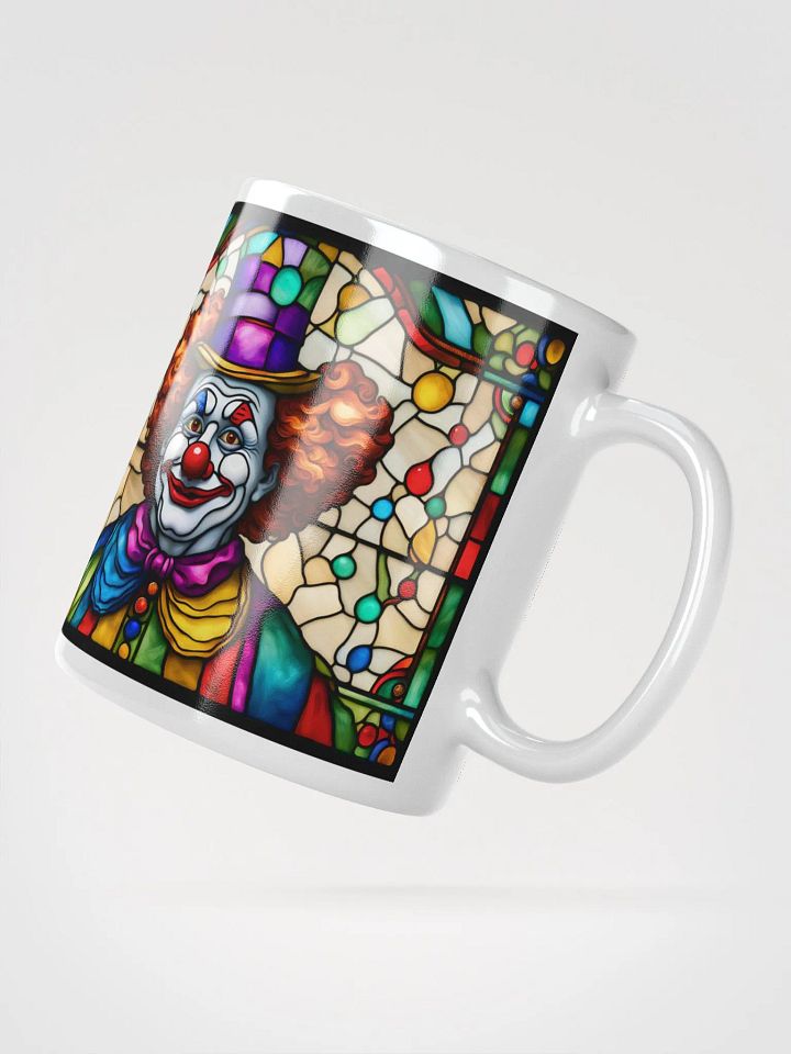 #005 Rusty Buttons Clown Stained Glass Mug product image (6)