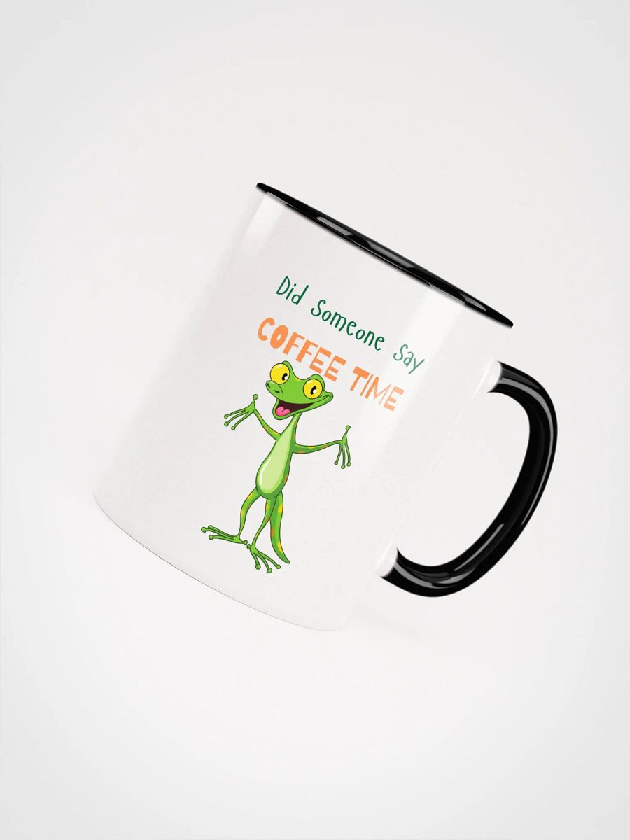Lively Gecko Coffee Time Ceramic Mug product image (51)