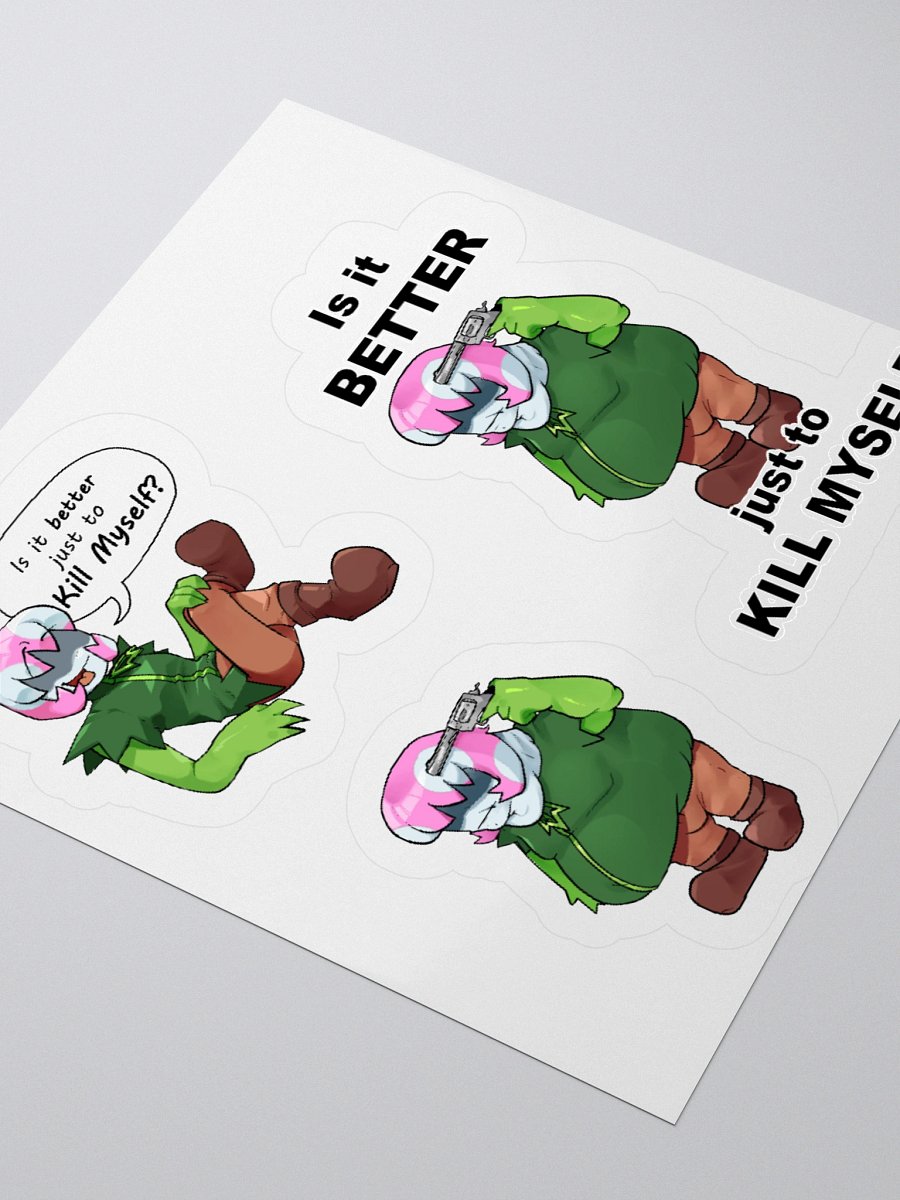 Is it better just to **** myself mega sticker pack product image (3)
