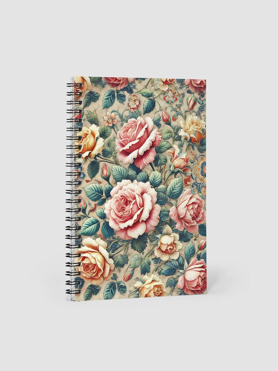 Royal Floral Spiral Notebook product image (1)