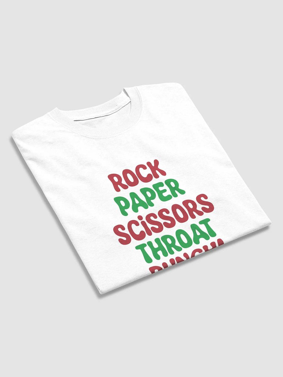 Rock, Paper, Scissors Throat Punch T-shirt product image (18)