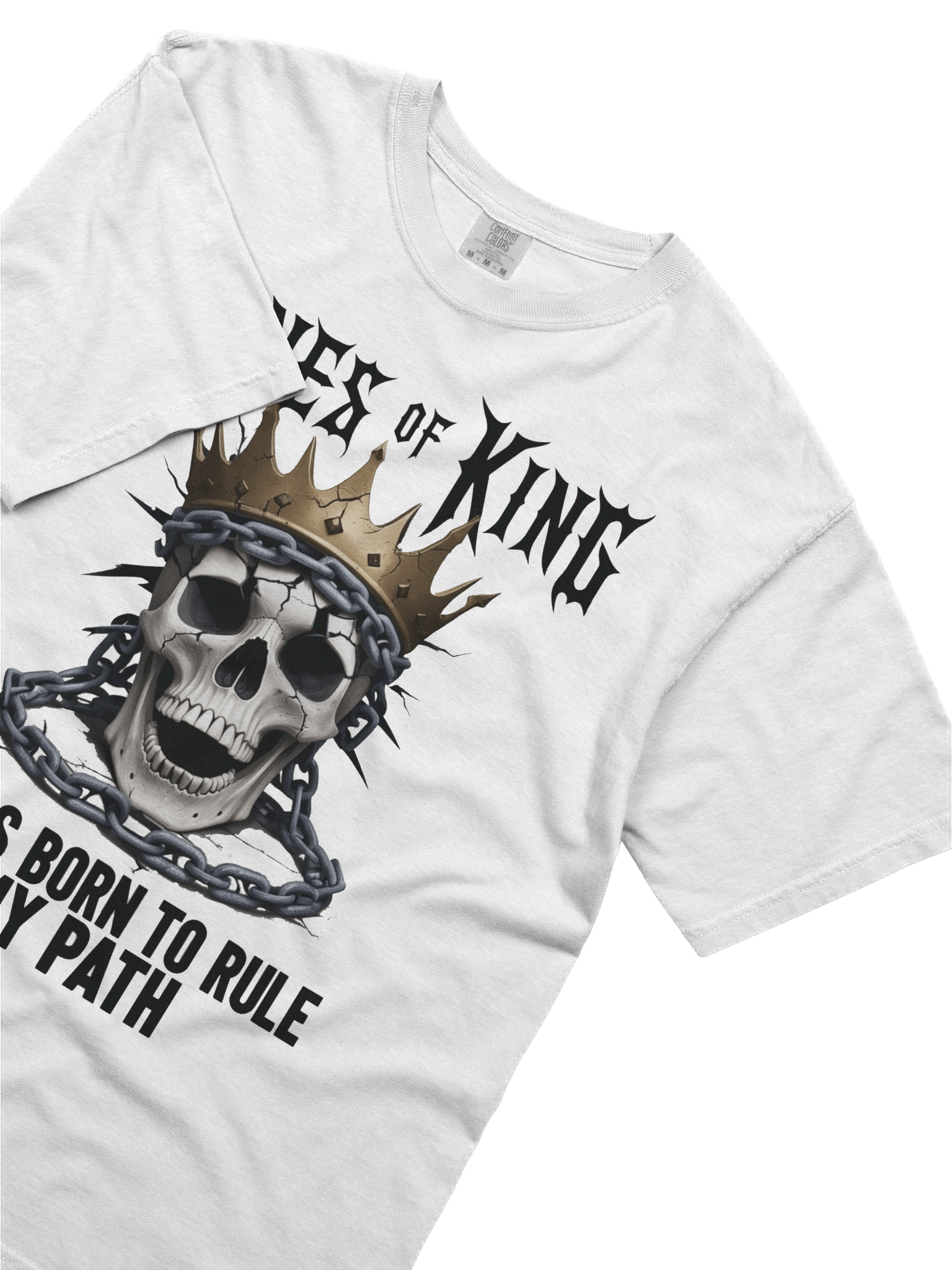 Bones of a King – I Was Born to Rule My Path Relaxed T-shirt product image (135)