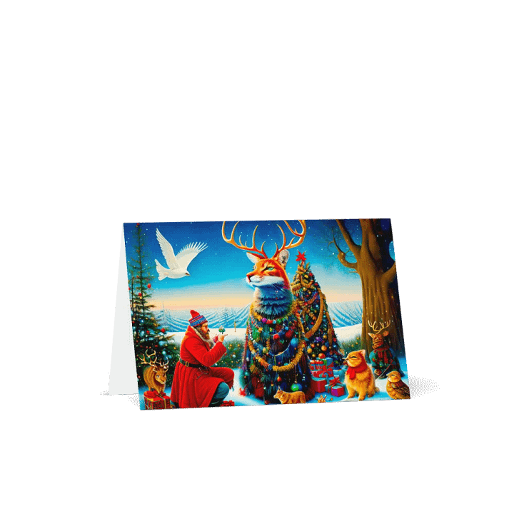 Strange Tree, Winter Holiday Card product image (1)