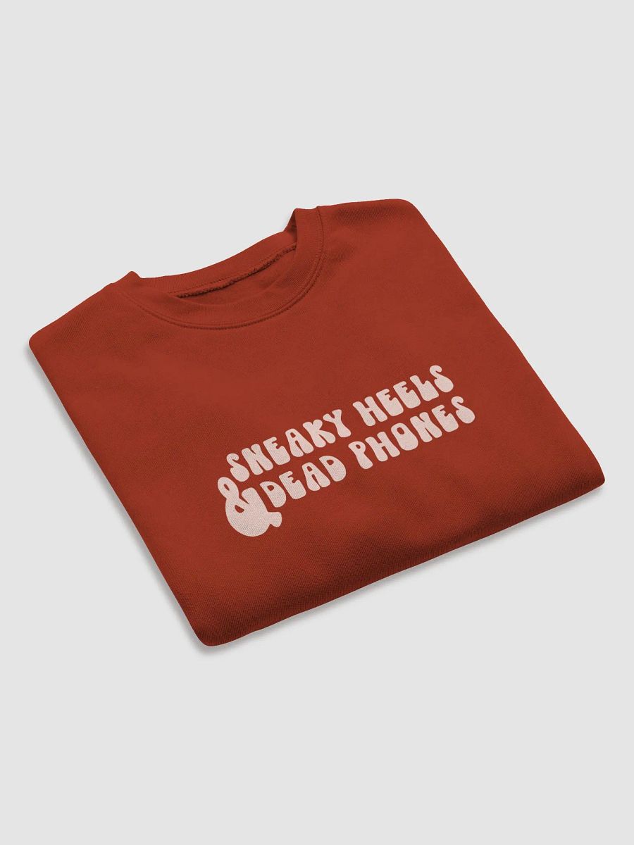Sneaky Heels & Dead Phones Crop Crew Neck product image (1)