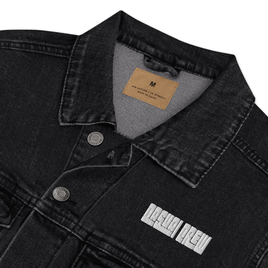 Casual Crew Black Line Denim Jacket product image (3)