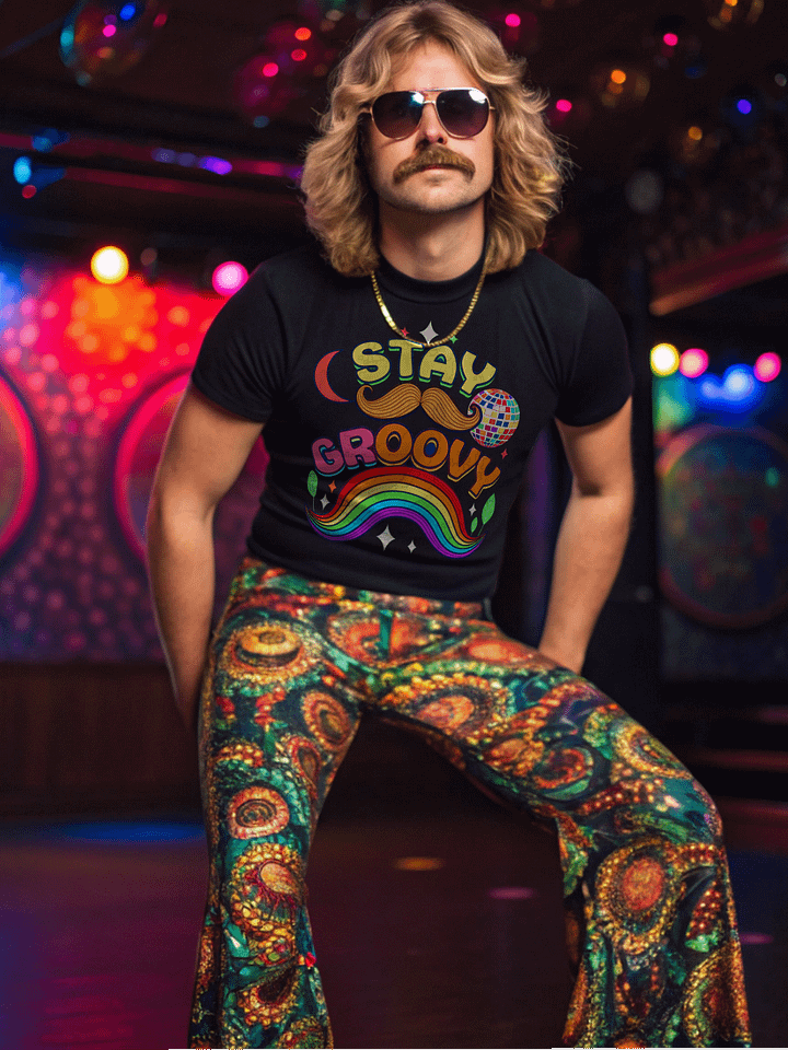 Groovy Vibes Retro T-Shirt product image (1)