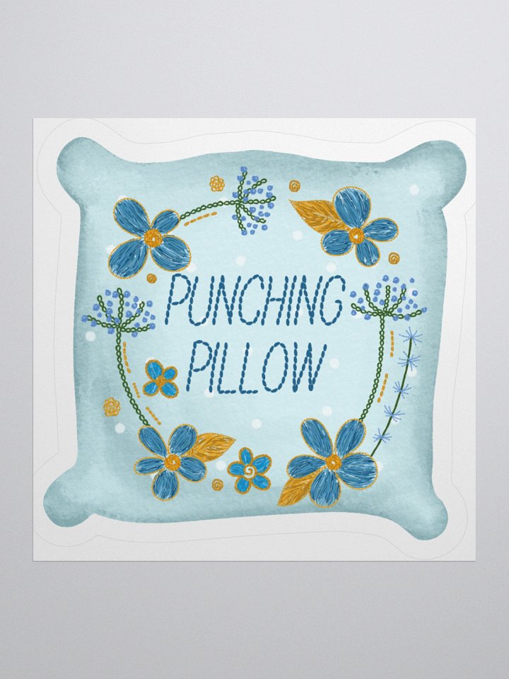 “Punching Pillow” Sticker product image (1)