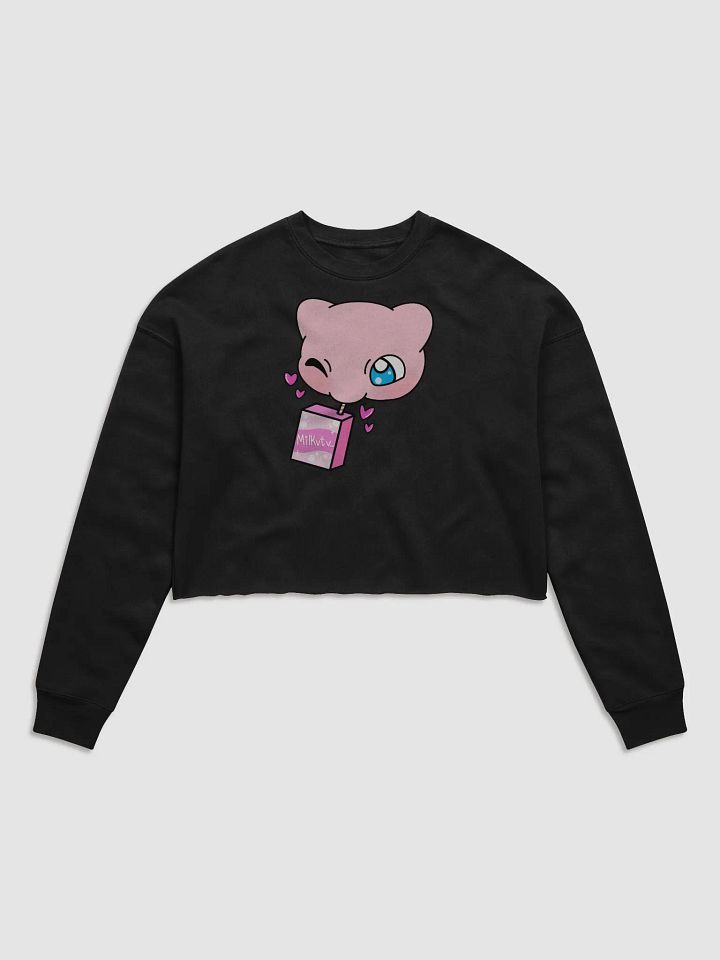 Mew Sippy Crewneck Crop Top product image (1)