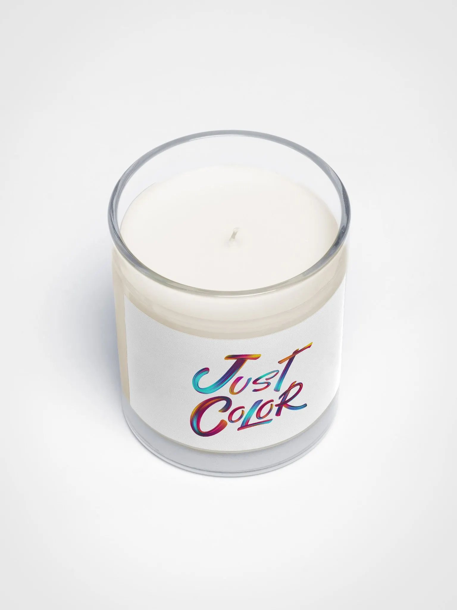 Vibrant Brushstroke 'Just Color' Soy Wax Candle product image (3)
