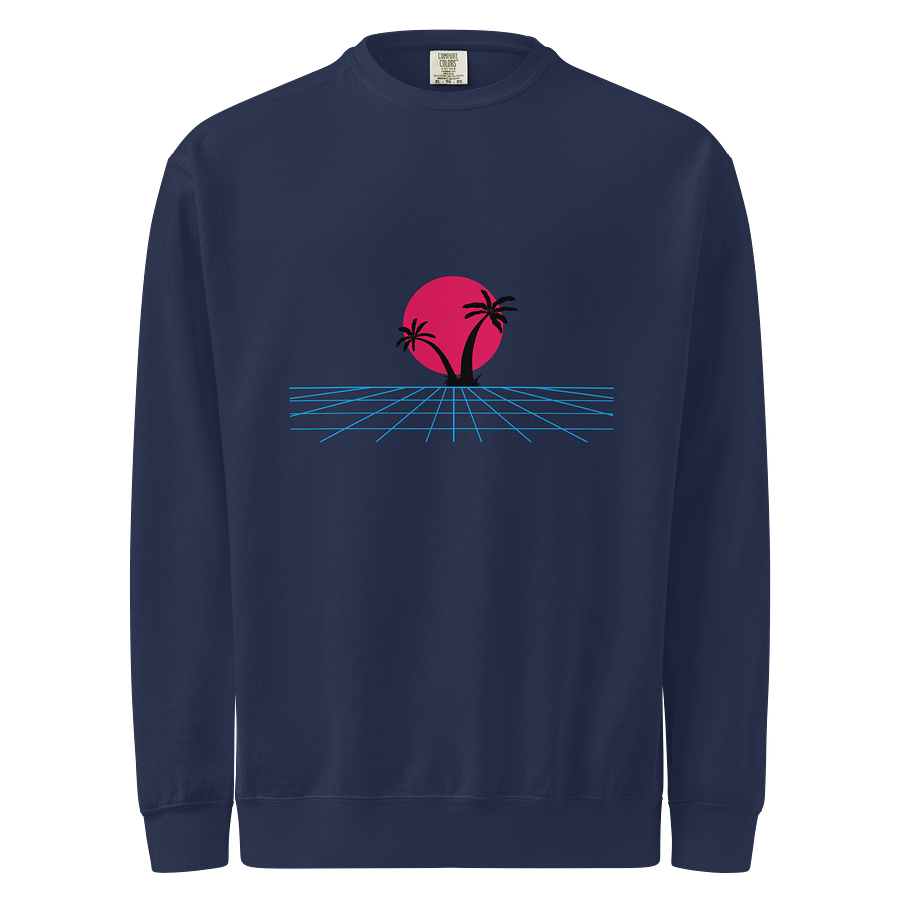 Retro Sunset Palm Trees Sweatshirt product image (1)