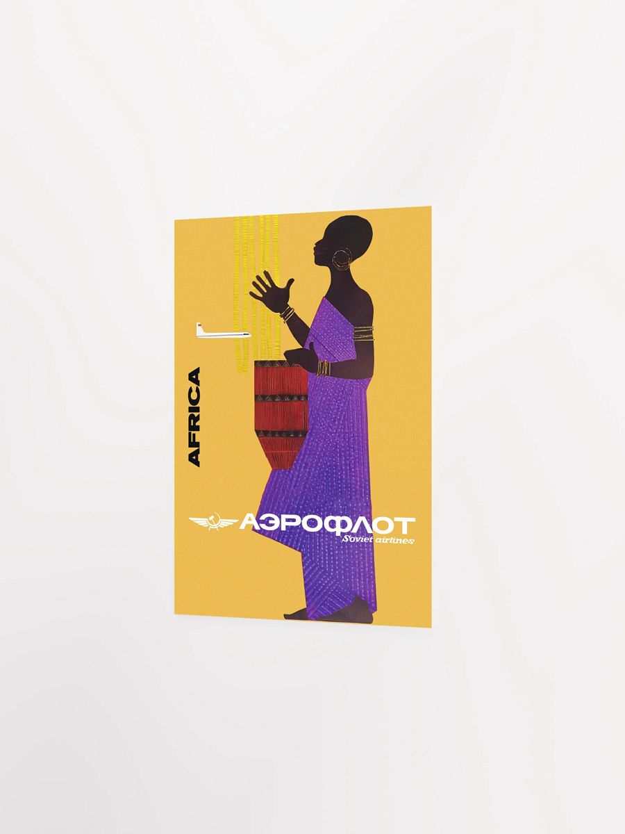 Soviet Aeroflot, USSR airlines 1970s: Africa — Soviet retro travel poster product image (7)