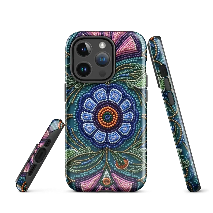 Floral Beaded Embroidery iPhone® Case product image (2)