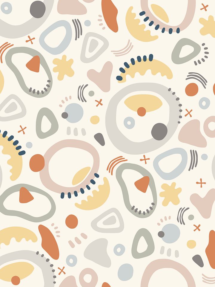 Attractive Shapes for Newborns - Single Seamless Pattern product image (2)