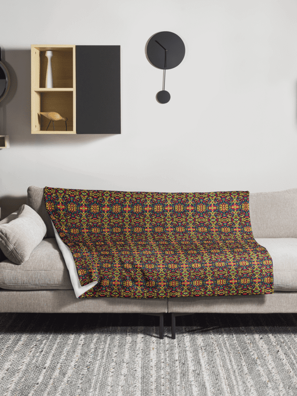 Modern Circus Town Pop Art – Throw Blanket product image (4)