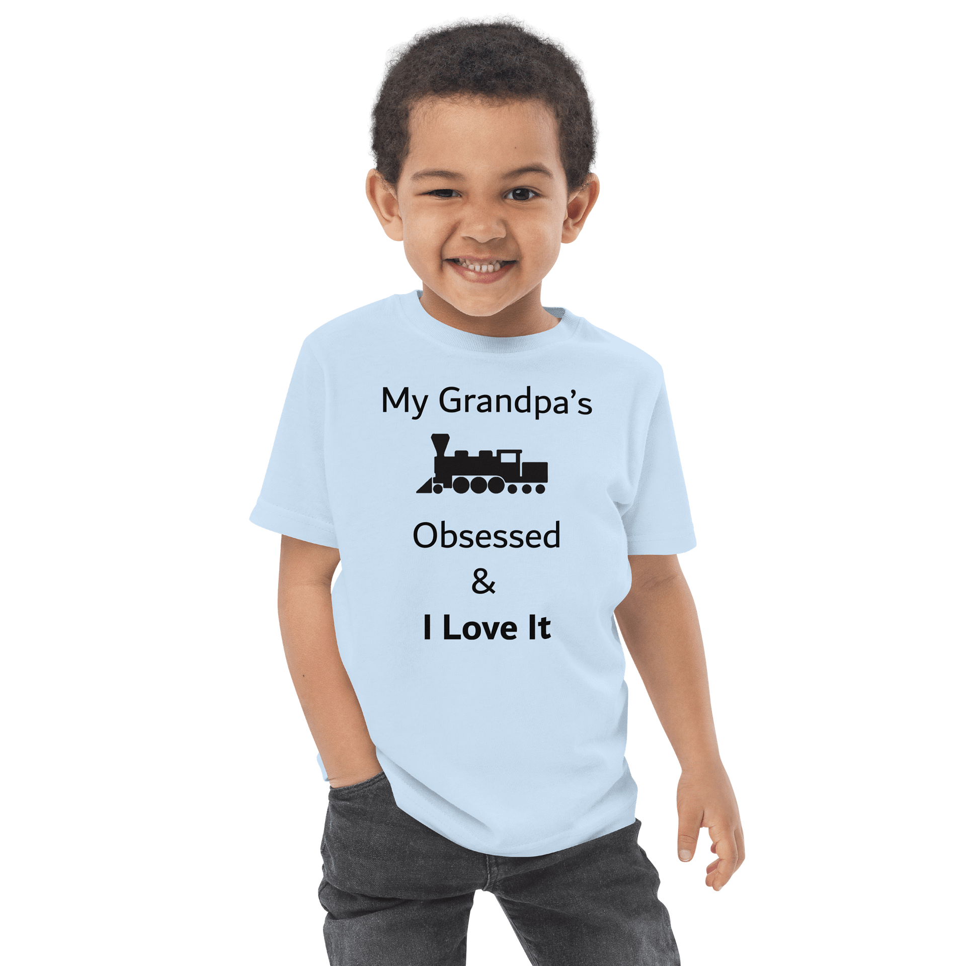 Kid’s Train Crazy Grandpa TShirt product image (11)