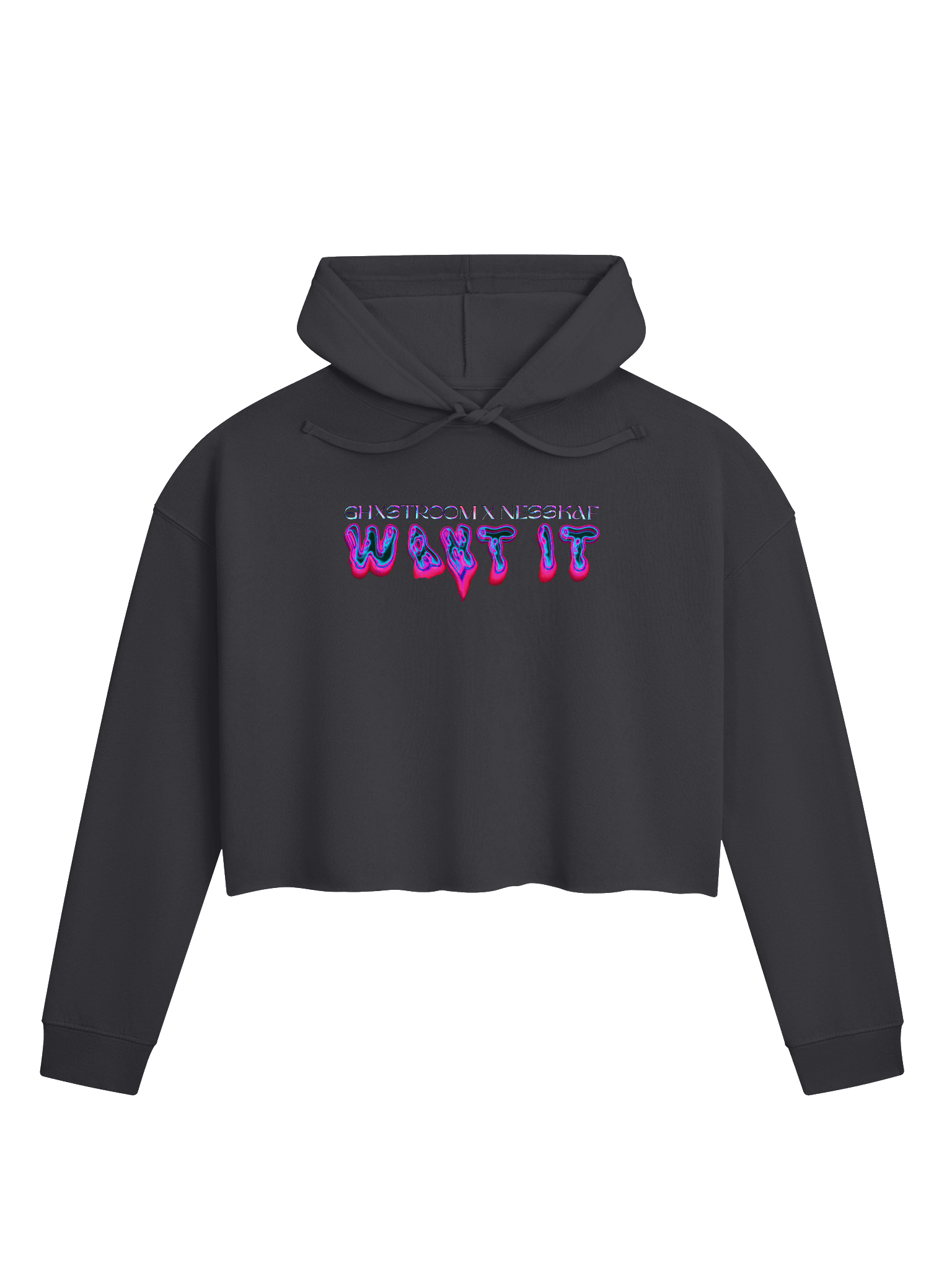 “WANT IT” Women's Cropped Hoodie product image (12)