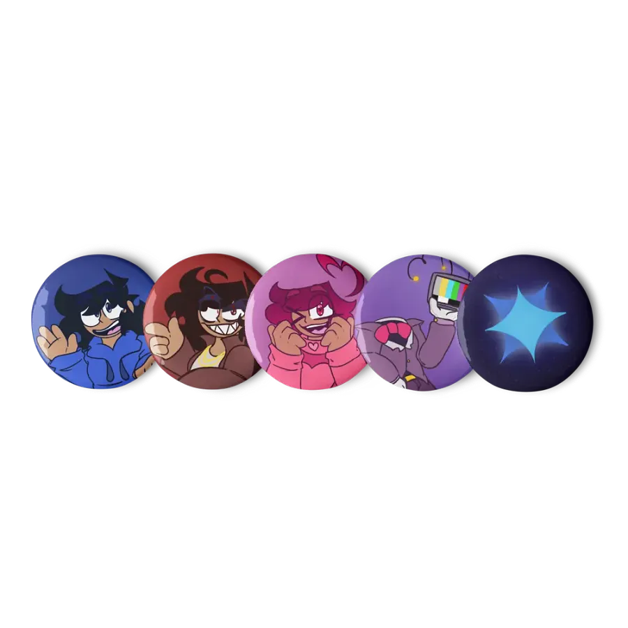 The Gang Pin Button set product image (2)
