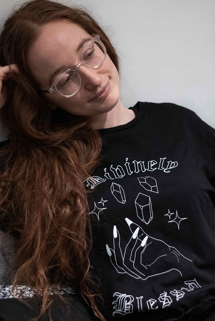 Divinely Blessed T-Shirt Dark product image (1)