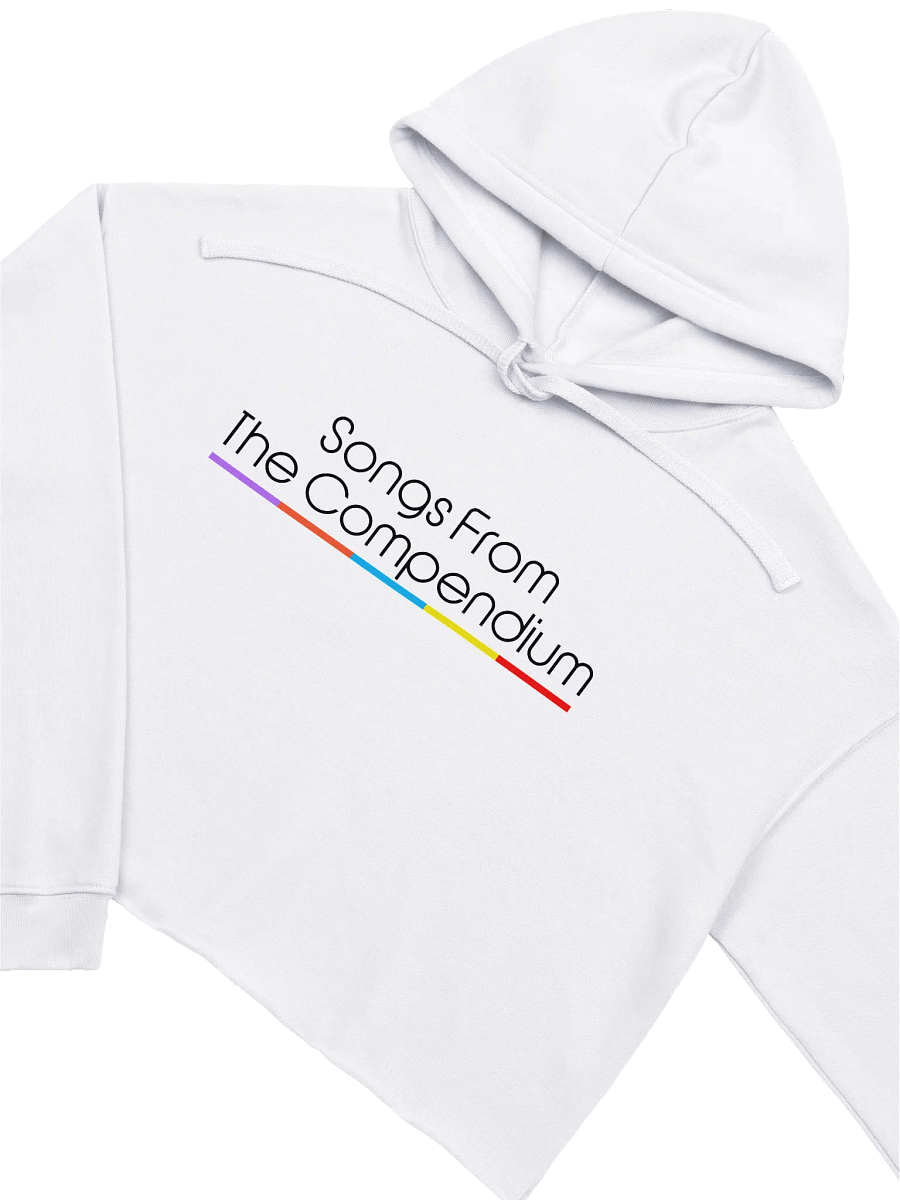 "Songs From The Compendium" Crop Hoodie product image (2)