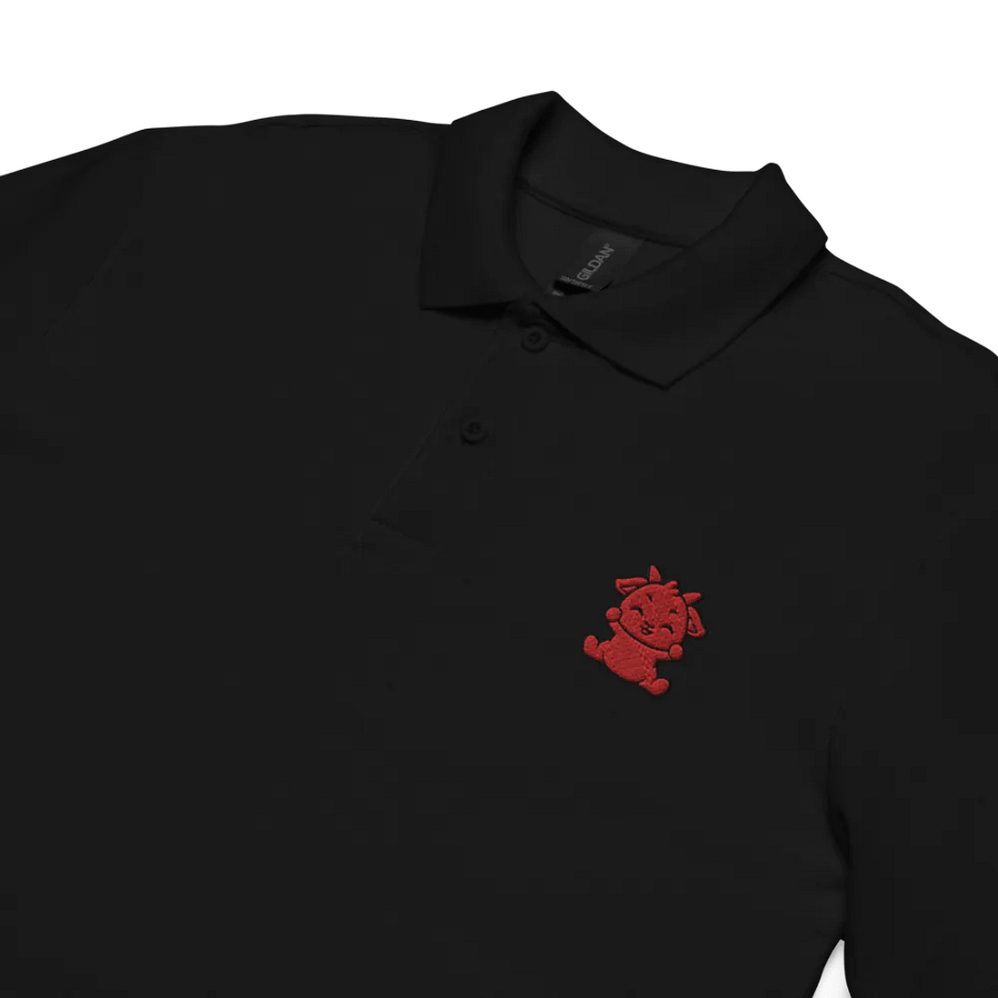 RED LOGO Gildan Unisex Polo Shirt product image (3)
