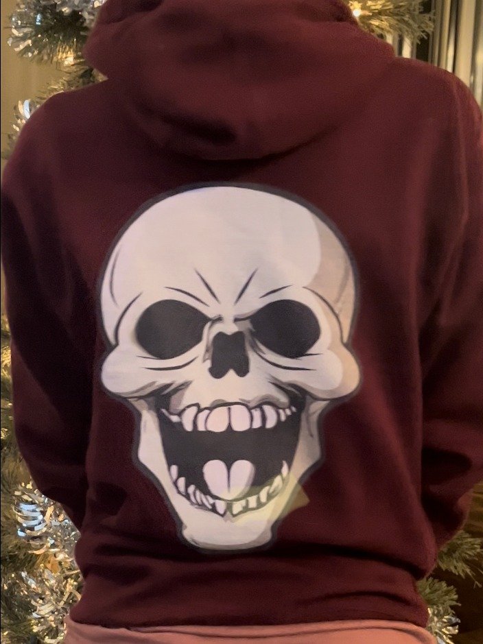 SOFT Premium GigglesOD + Skull on Back Hoodie (6 Colors, 6 Sizes) product image (1)
