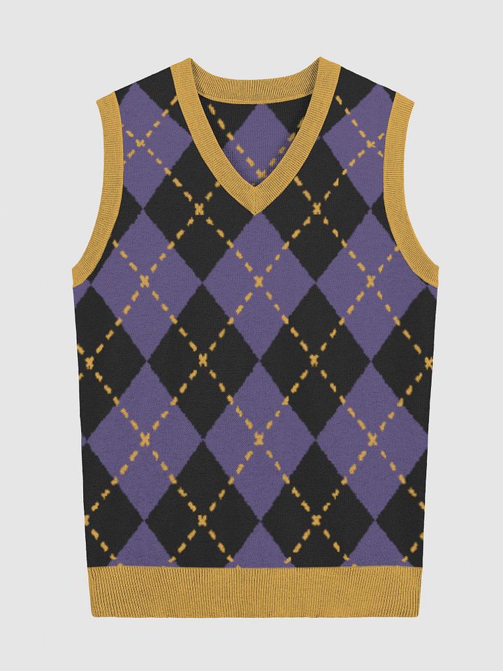 Co-Host Pantone Argyle Knit Vest product image (1)