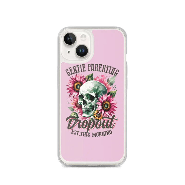 Floral Skull Watercolor iPhone® Case product image (4)