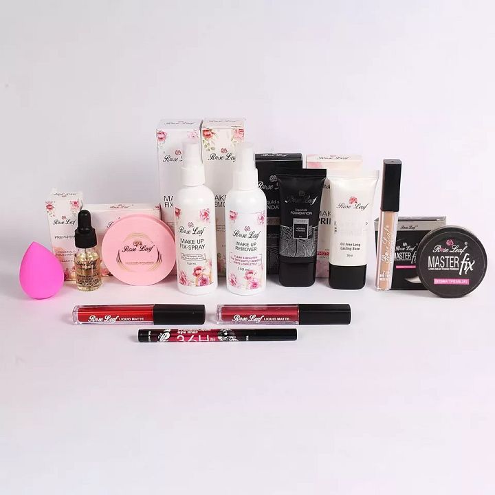 Make Combo Kit For Girls & Women - 12 in 1 Combo Pack Makeup remover Fixer Spray product image (2)