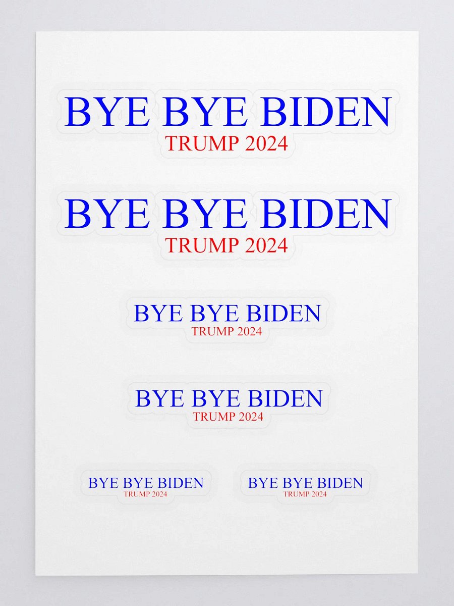 Bye Bye Biden Stickers product image (3)