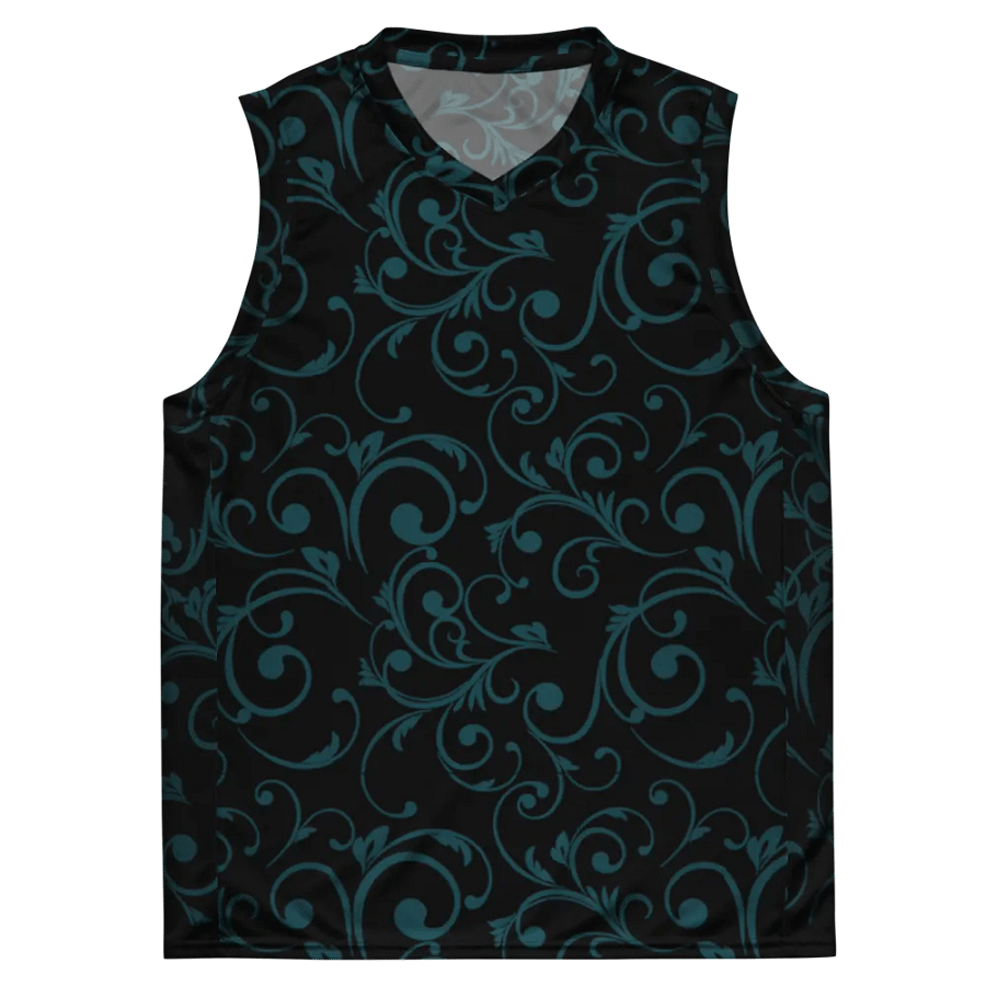 Dark Teal Basketball Jersey product image (2)