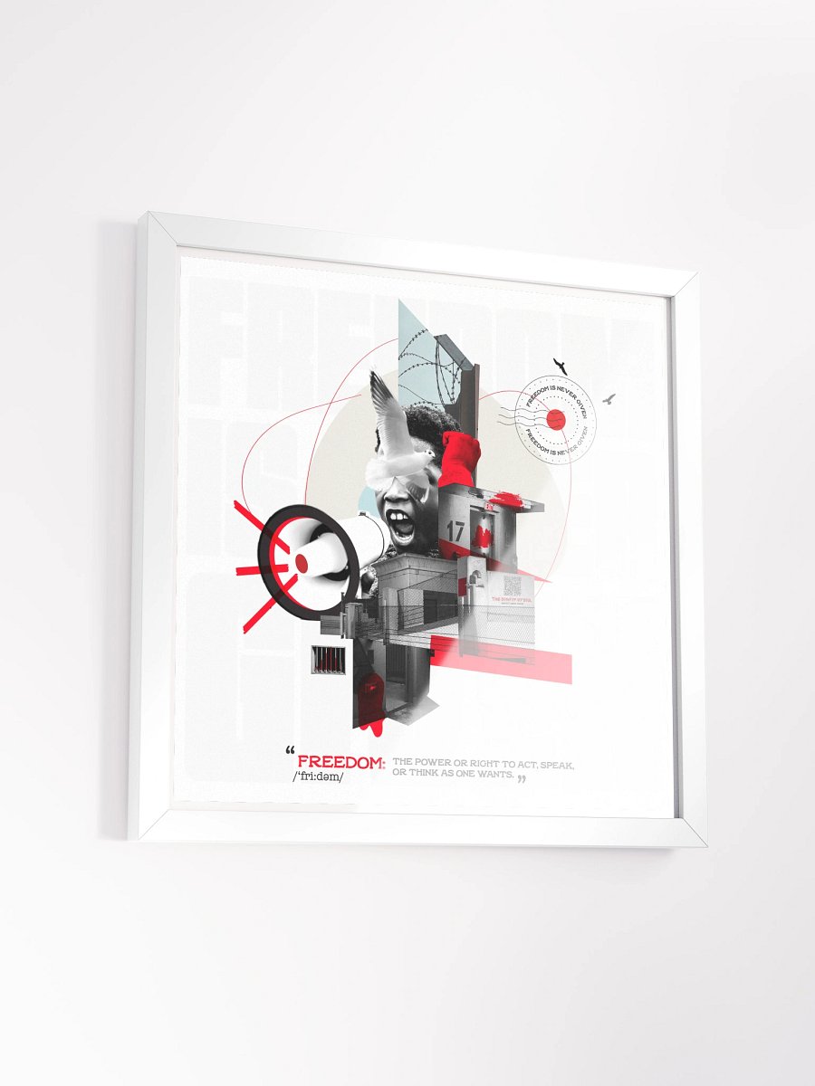 Freedom is never given product image (5)