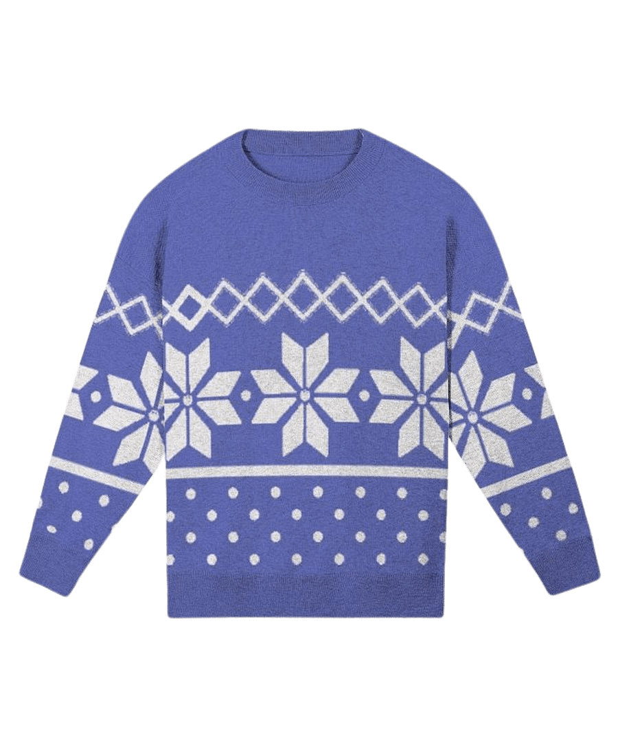 Snowy Knitted Relaxed Sweater 1/2 product image (1)