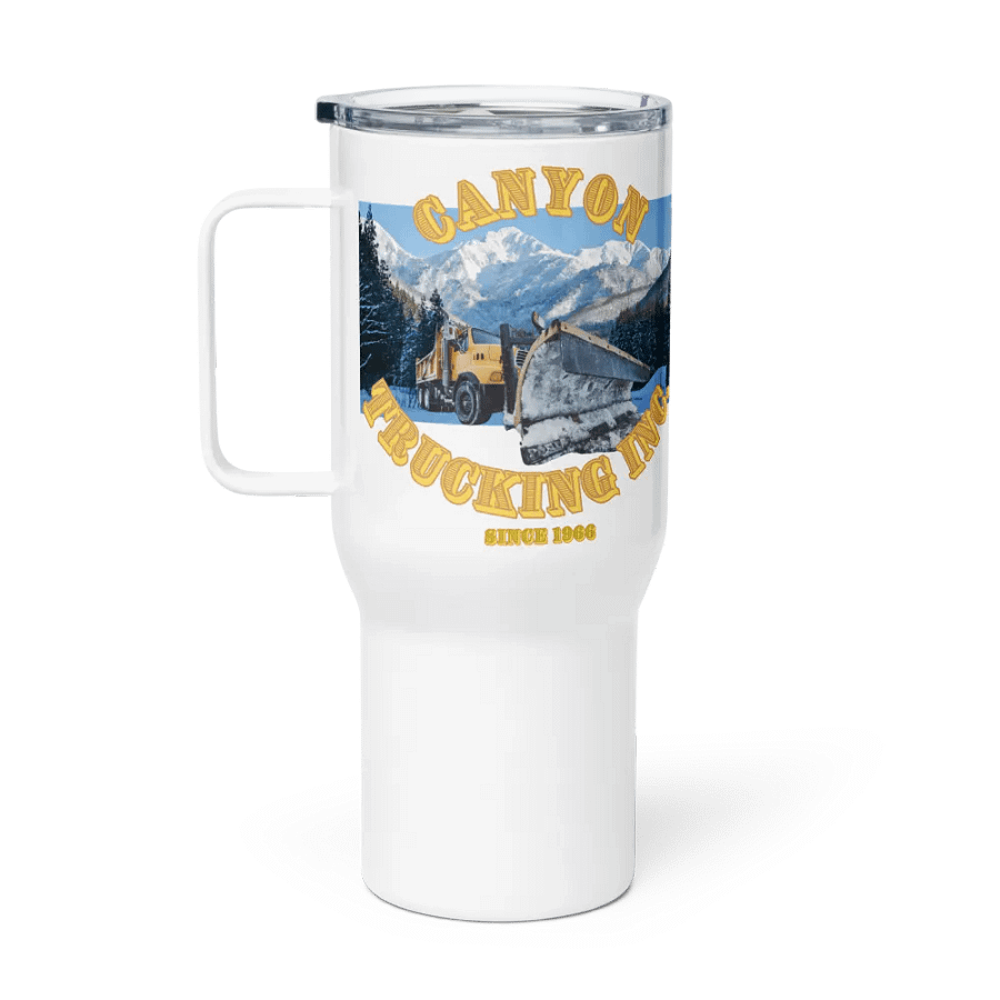 Canyon Trucking Inc. Snow Crew Travel Mug product image (1)