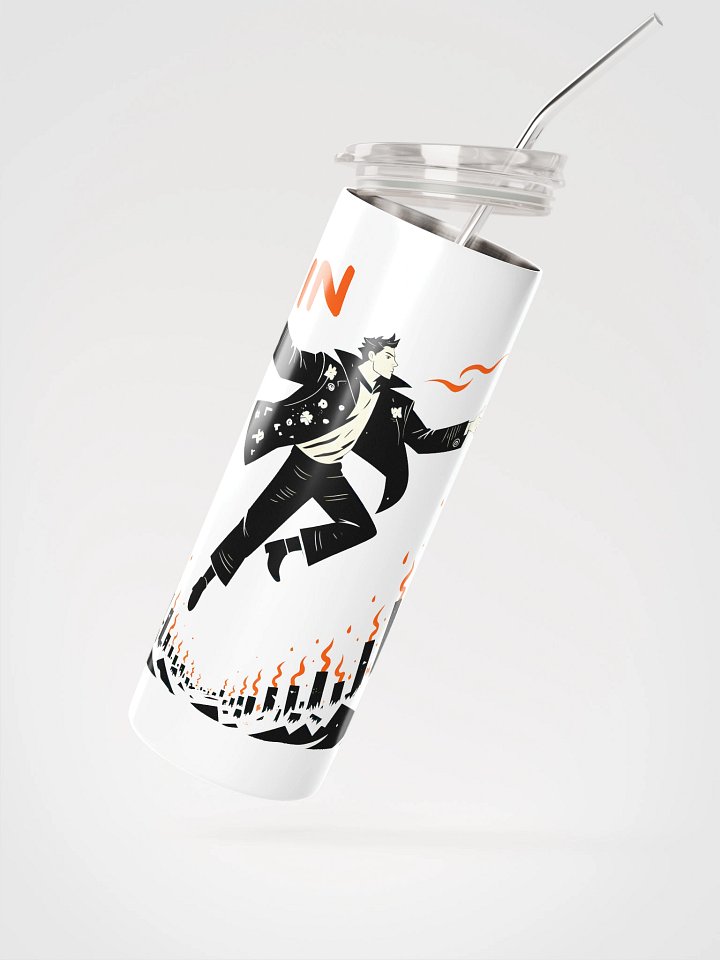 I Win Flame Art Print – Bold Triumphant Steel Tumbler product image (2)