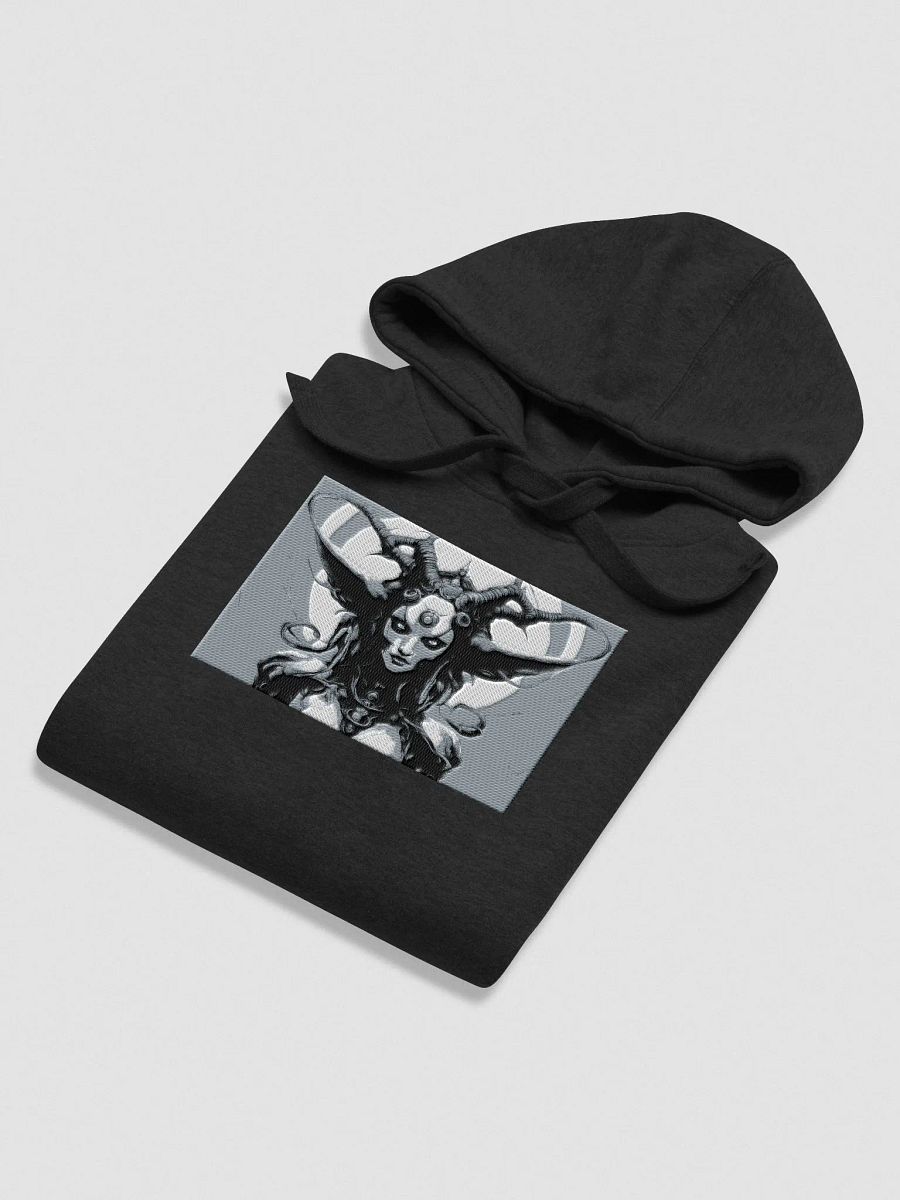 Lilith's Mystical Horned Monochrome Hoodie product image (4)