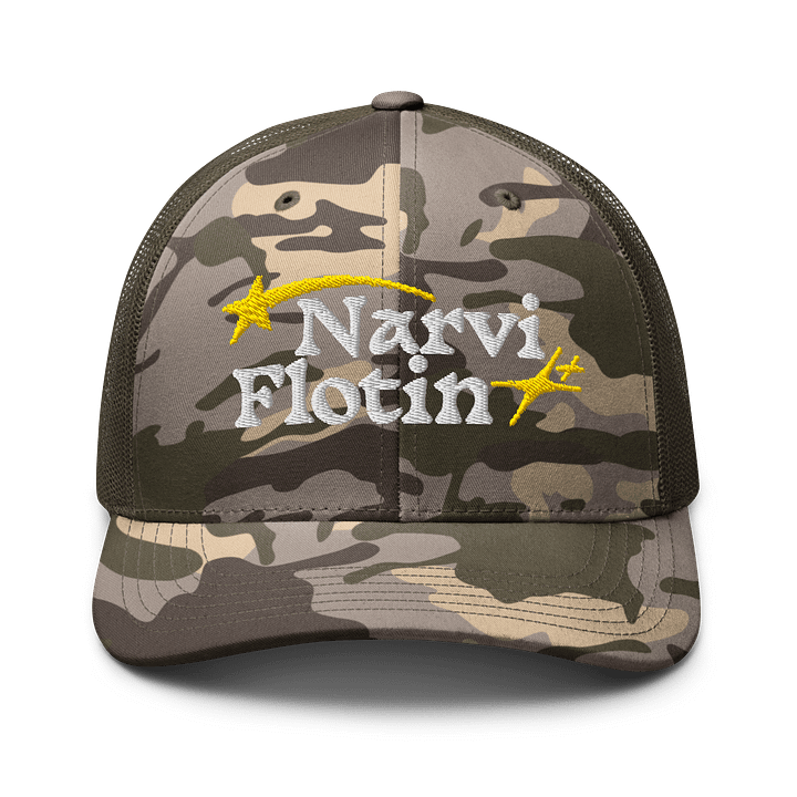 NARVI FLOTIN CAMO MESH TRUCKER HAT product image (1)
