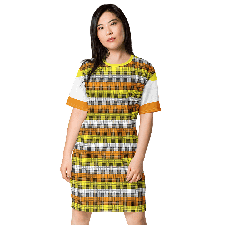 Maverique Pride Plaid T-shirt Dress product image (1)