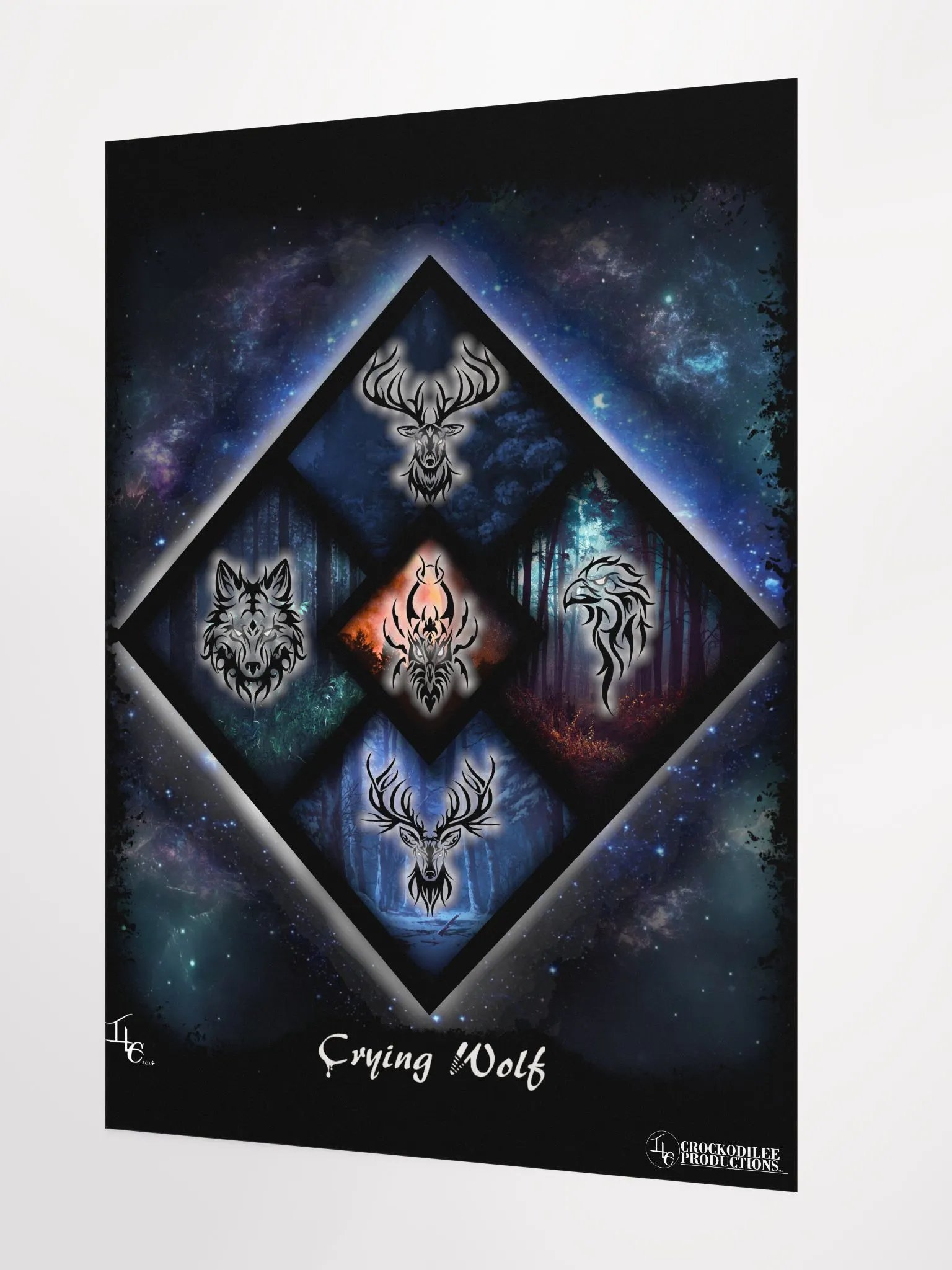 Crying Wolf Galaxy Poster product image (2)