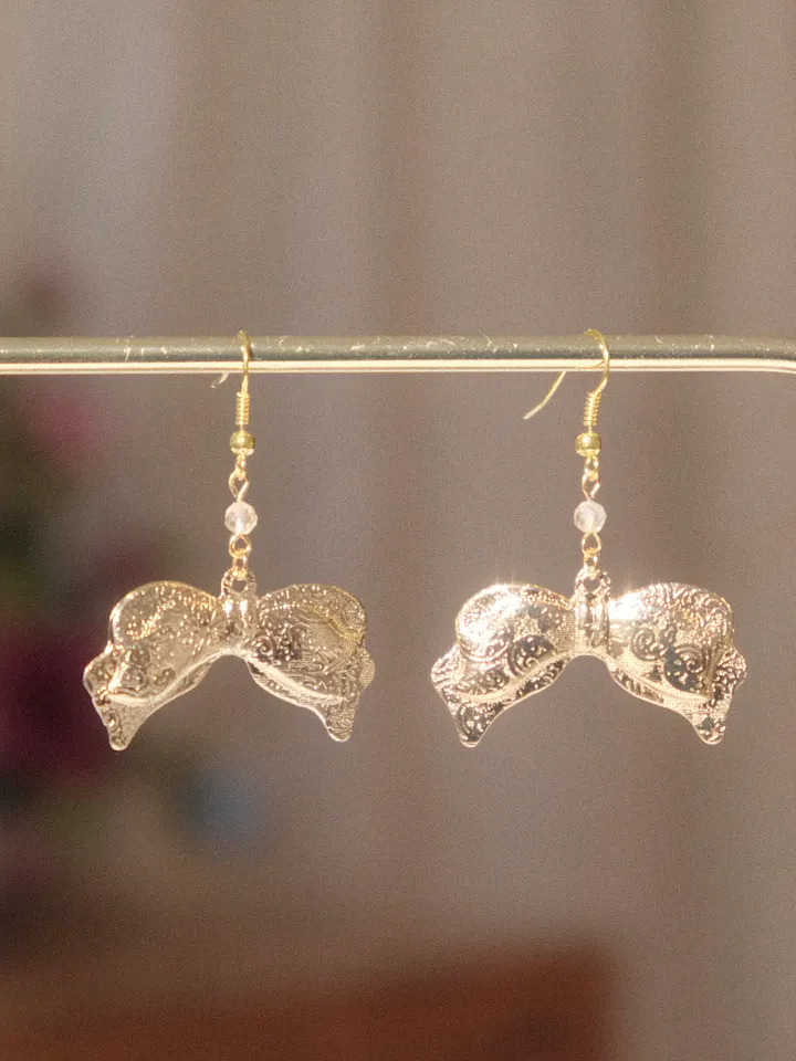 Golden bow - Citrine earrings product image (2)