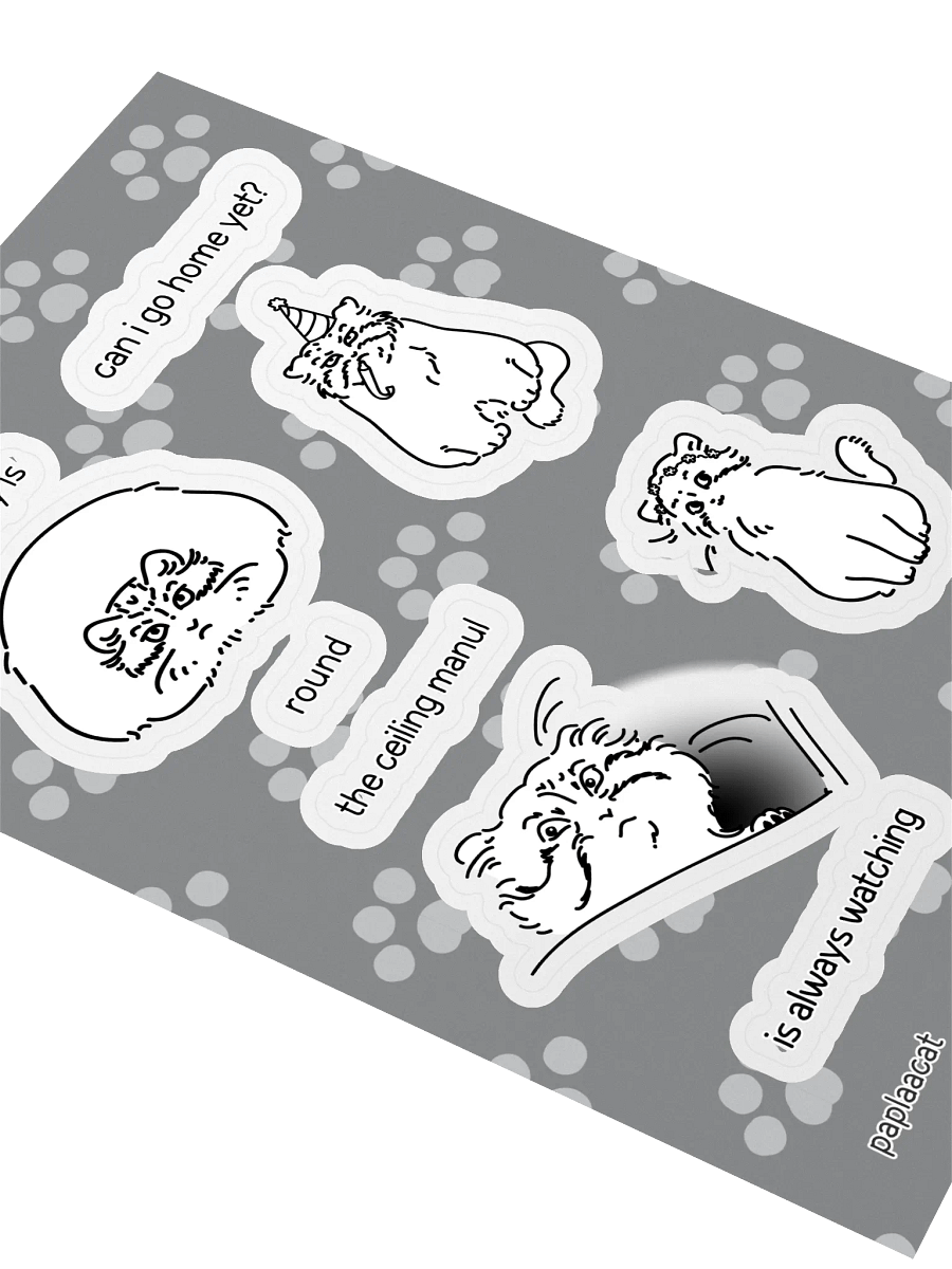 Manul Sticker Set 2 product image (2)