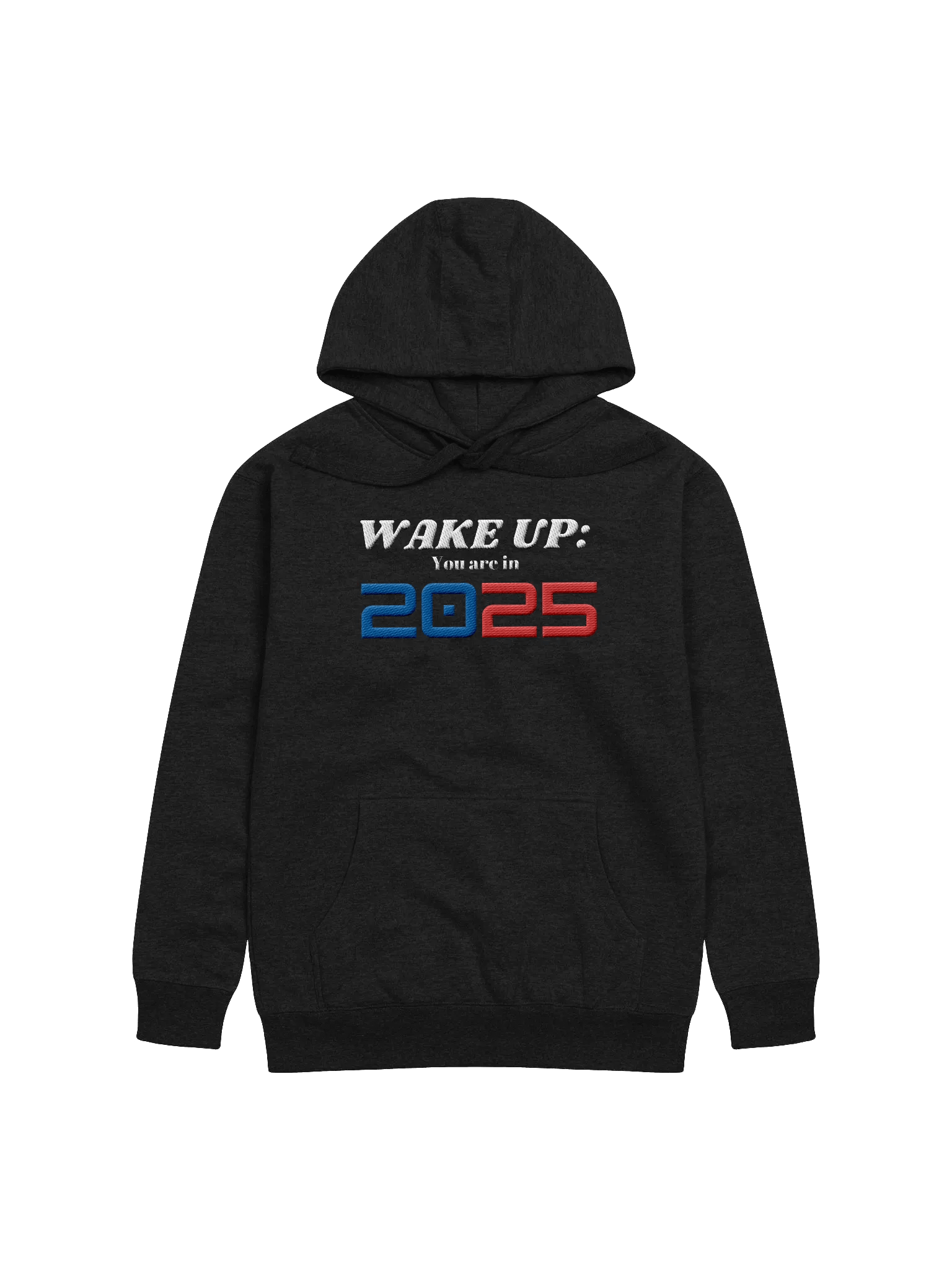 Wake Up: You Are In 2025 Embroidered Design To Cheers New Year Unisex Hoodie product image (5)