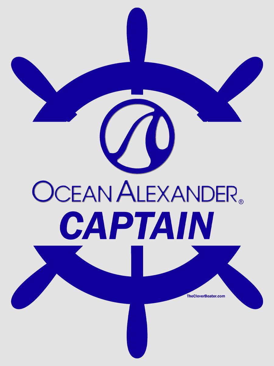 Ocean Alexander Captain - T-Shirt - Light Shirt w/Blue Logo product image (2)