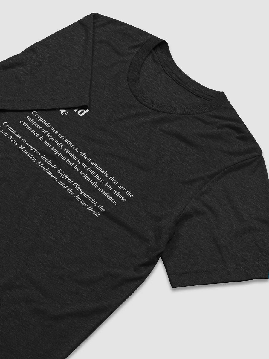 Cryptid Definition Black Tee product image (3)